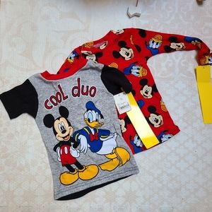 Set of two Mickey Mouse pajamas